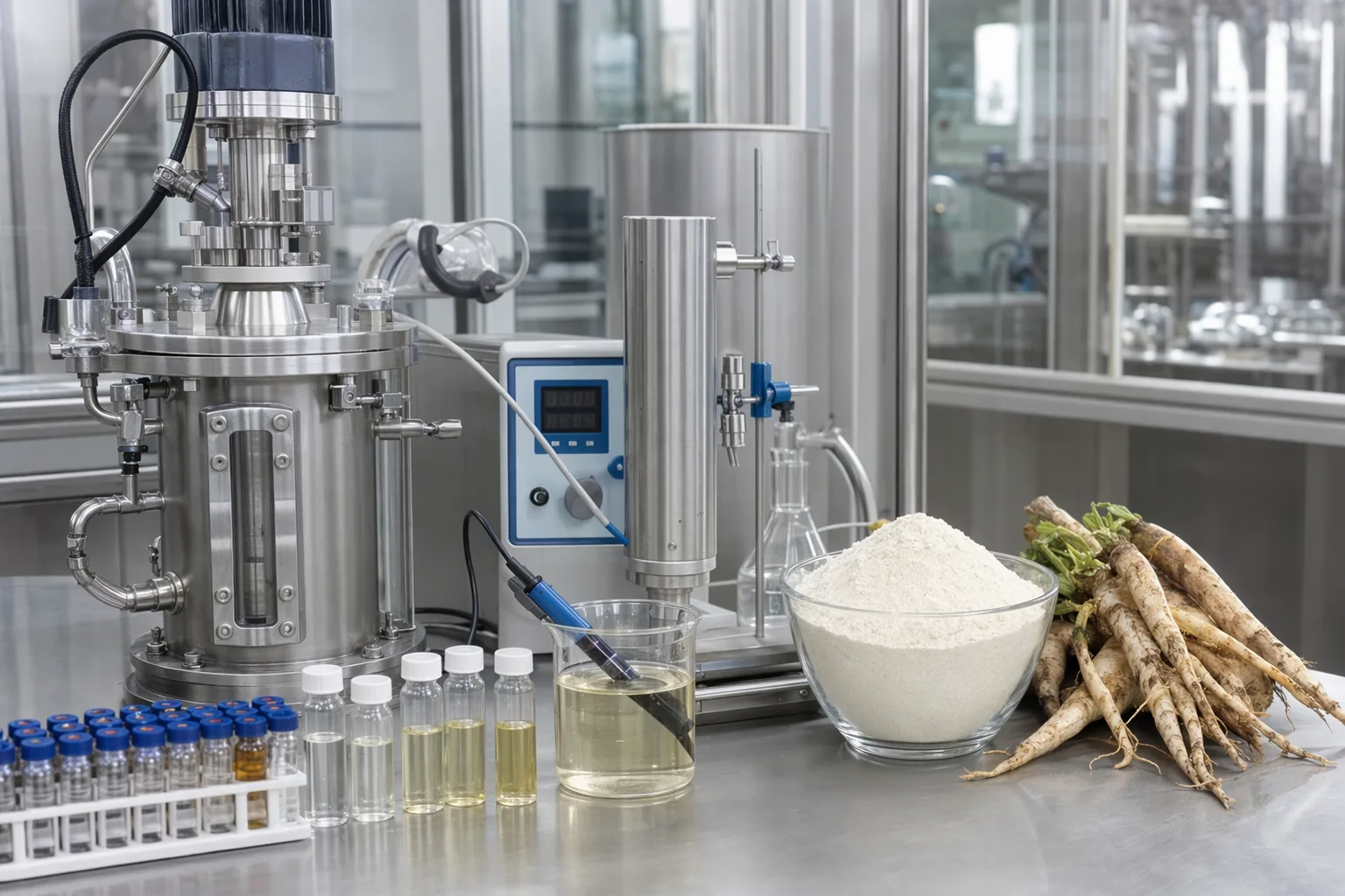 Organic Inulin Powder: Inulinase Dosage, pH, and Temperature in Fructose Production